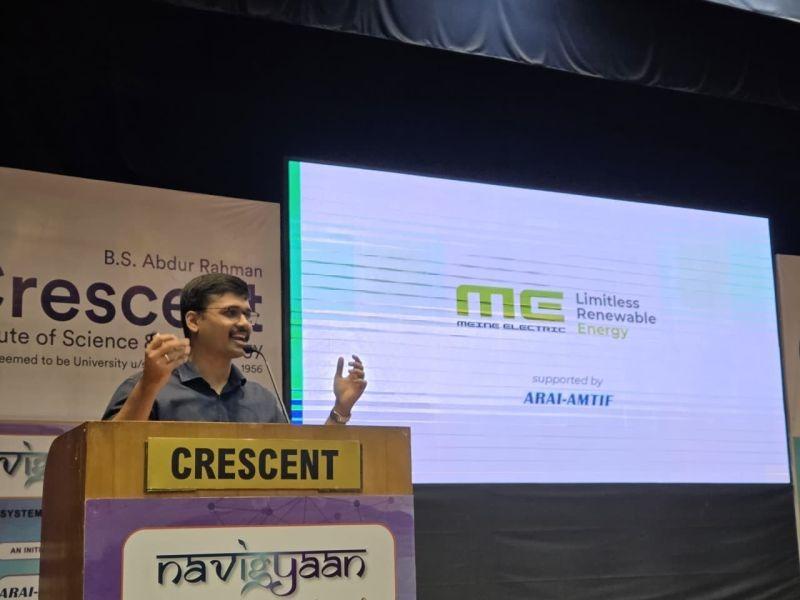 Invited to the BSA Crescent Institute of Science and Technology for a keynote talk on Future of Energy Storage